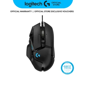 Logitech G502 HERO High Performance Wired Gaming Mouse/HERO 25K Sensor/25/600 DPI/RGB