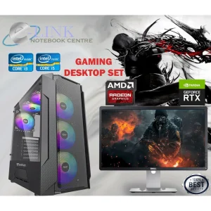Core I3 i5 i7 / i7-10700K / 16GB RAM/256GB SSD/2GB GT730 / AMD RX 580 8GB /RTX 3050 6GB DDR6 / 20"-24"