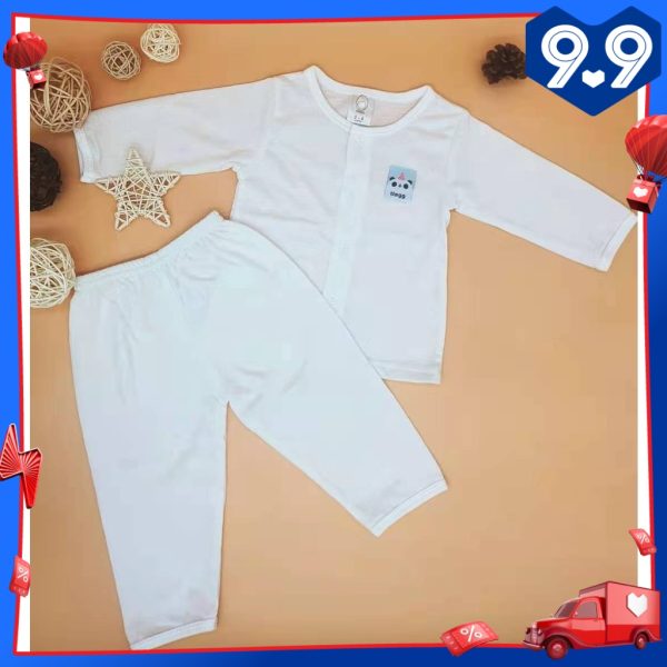 Unisex Cotton Long Sleeve Suit & Pants (3-18 months) - Image 3