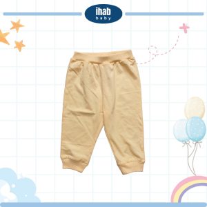 Baby Jogger Pants - Casual Sweatpants (0-24 months) - 0-6 Months, Beige