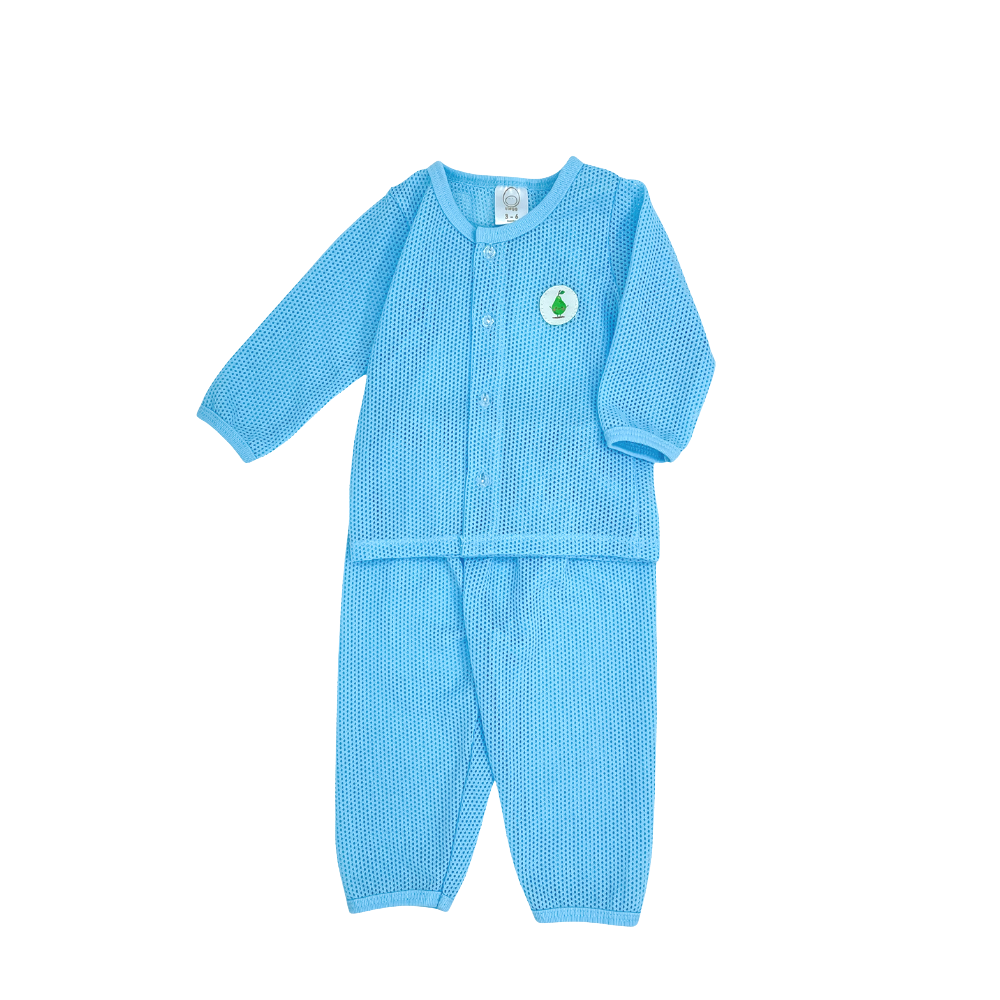 Eyelet Baby Suit Long Sleeve - Image 2