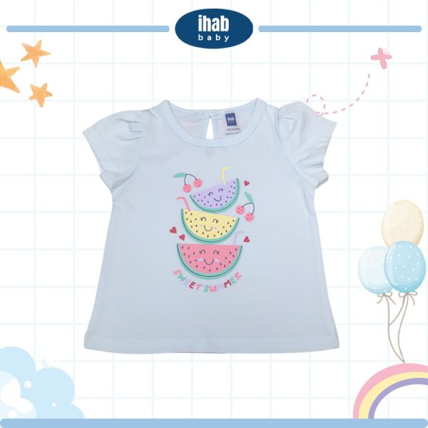 Baby Girl Printed Cotton T-Shirt (0-24 months) - Image 3