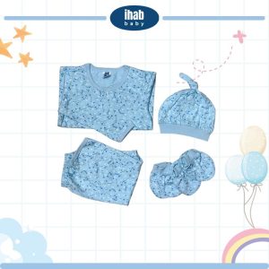 Baby Gift Set Hamper (0-12 months) - 0-3 months, Blue Star (LSLP)