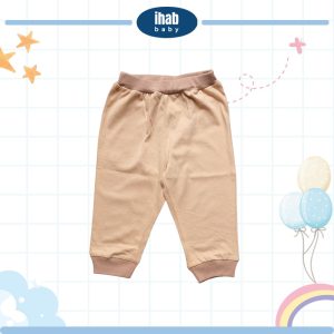 Baby Jogger Pants - Casual Sweatpants (0-24 months) - 0-6 Months, Brown