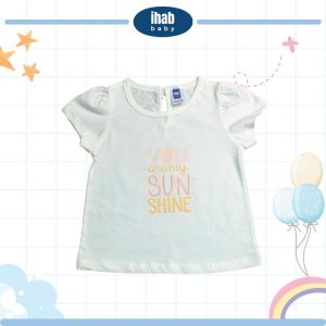 Animal Print Cotton T-Shirt (0-24 months) - 0-6 months, Cream