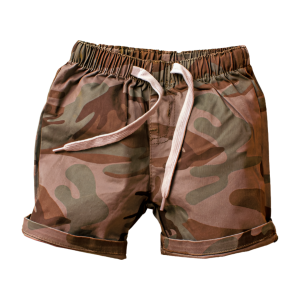 Toddler Boy Casual Shorts (2-5yrs) - Green Army, 0-6 months