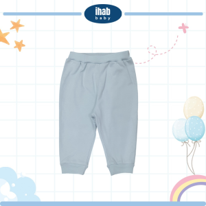 Baby Jogger Pants - Casual Sweatpants (0-24 months) - 0-6 Months, Grey Green