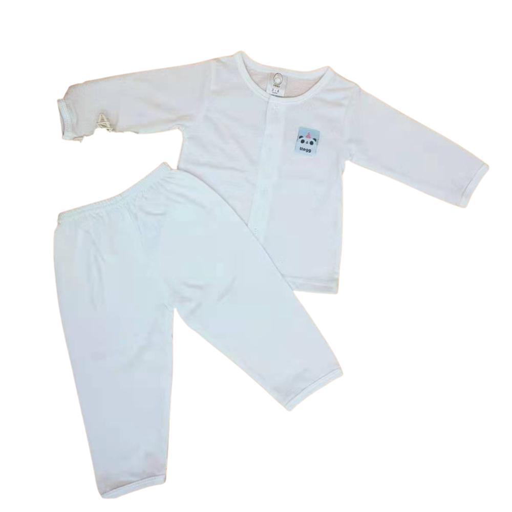 Unisex Cotton Long Sleeve Suit & Pants - Image 3