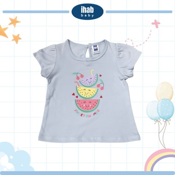 Baby Girl Printed Cotton T-Shirt (0-24 months) - Image 2