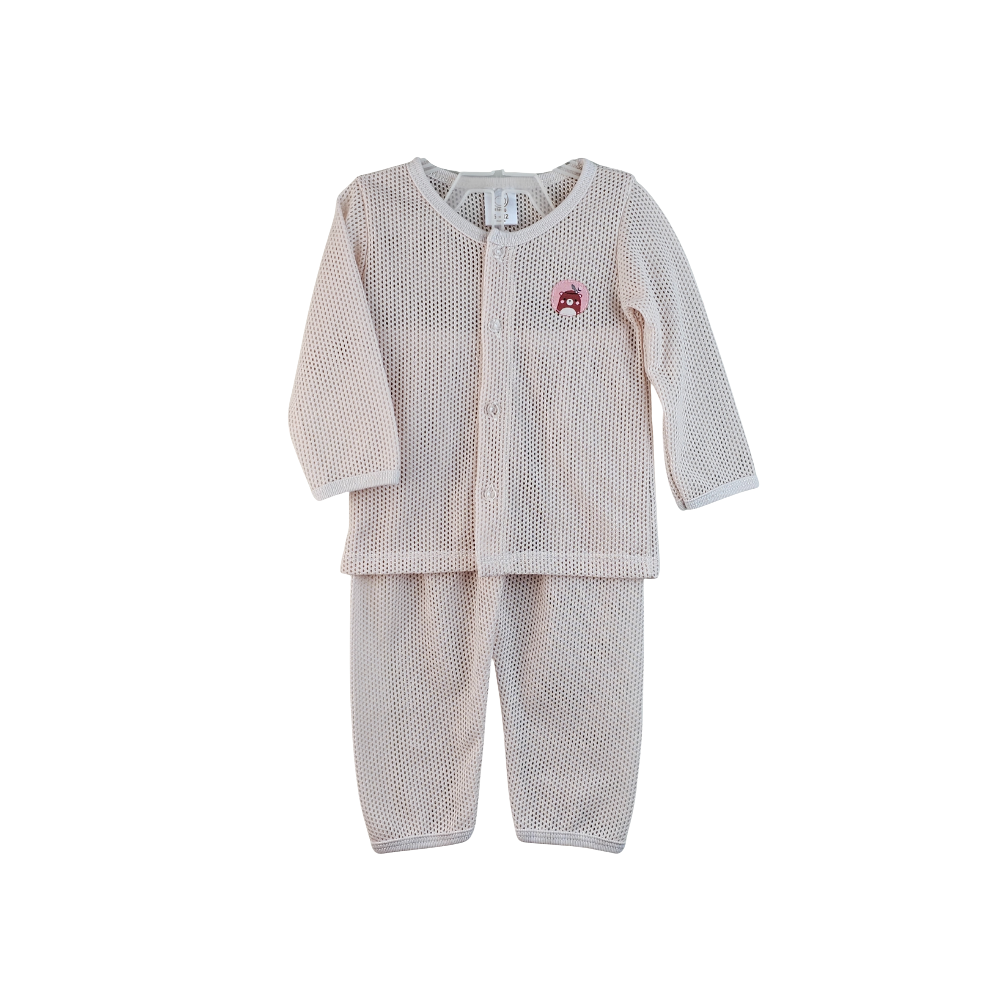 Eyelet Baby Suit Long Sleeve - Image 6