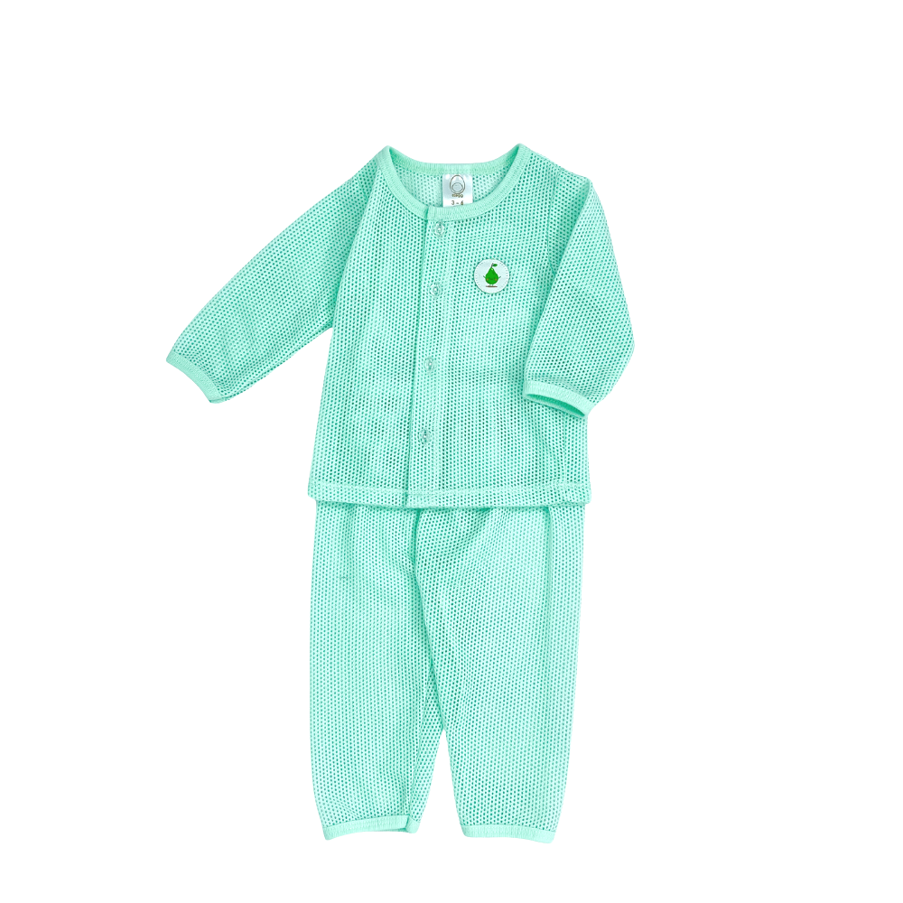 Eyelet Baby Suit Long Sleeve - Image 3