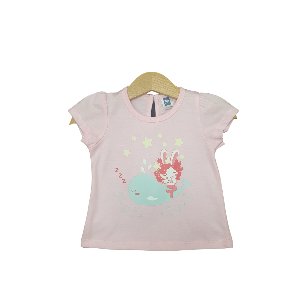 Mermaid Cotton Girl Short Sleeve T-Shirt - Image 2