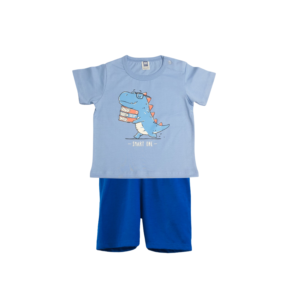 Dinosaur Boy Short Sleeve Baby Set - Image 3