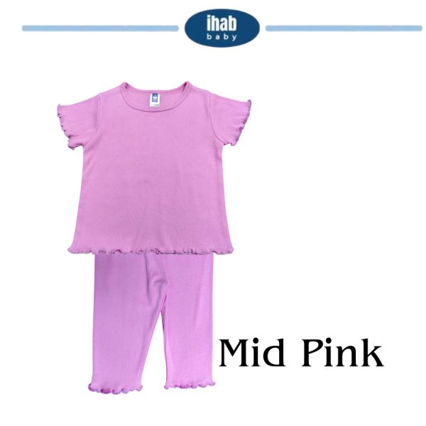 Pink Cotton Blouse & Pants Set (0-24 months) - Image 2