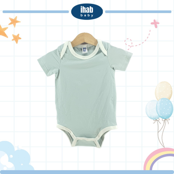 Unisex Short Sleeve Cotton Romper (0-18 months) - Image 3