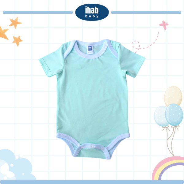 Unisex Short Sleeve Cotton Romper (0-18 months) - Image 2