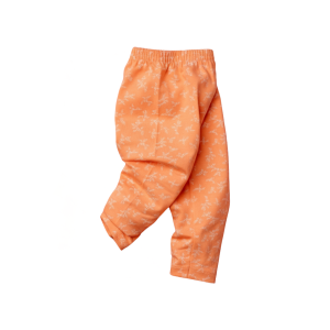 Striped Cotton Spandex Leggings (Kids) - 0-6 months, Beige Flower