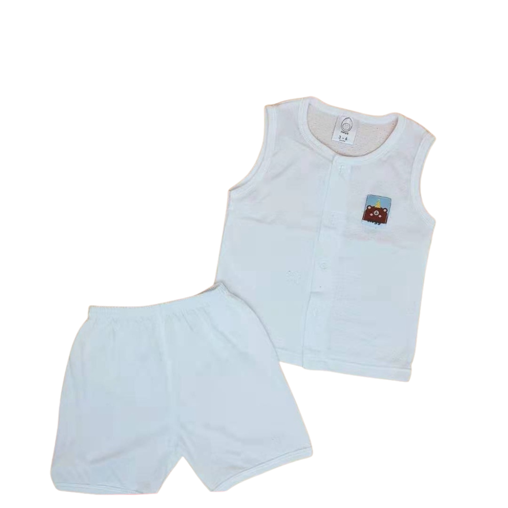 Unisex Cotton Long Sleeve Suit & Pants - Image 4
