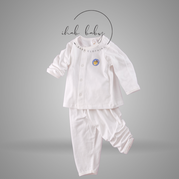 Cotton Eyelet Suit (3-18 Months) - Long Sleeve & Pants - Image 5