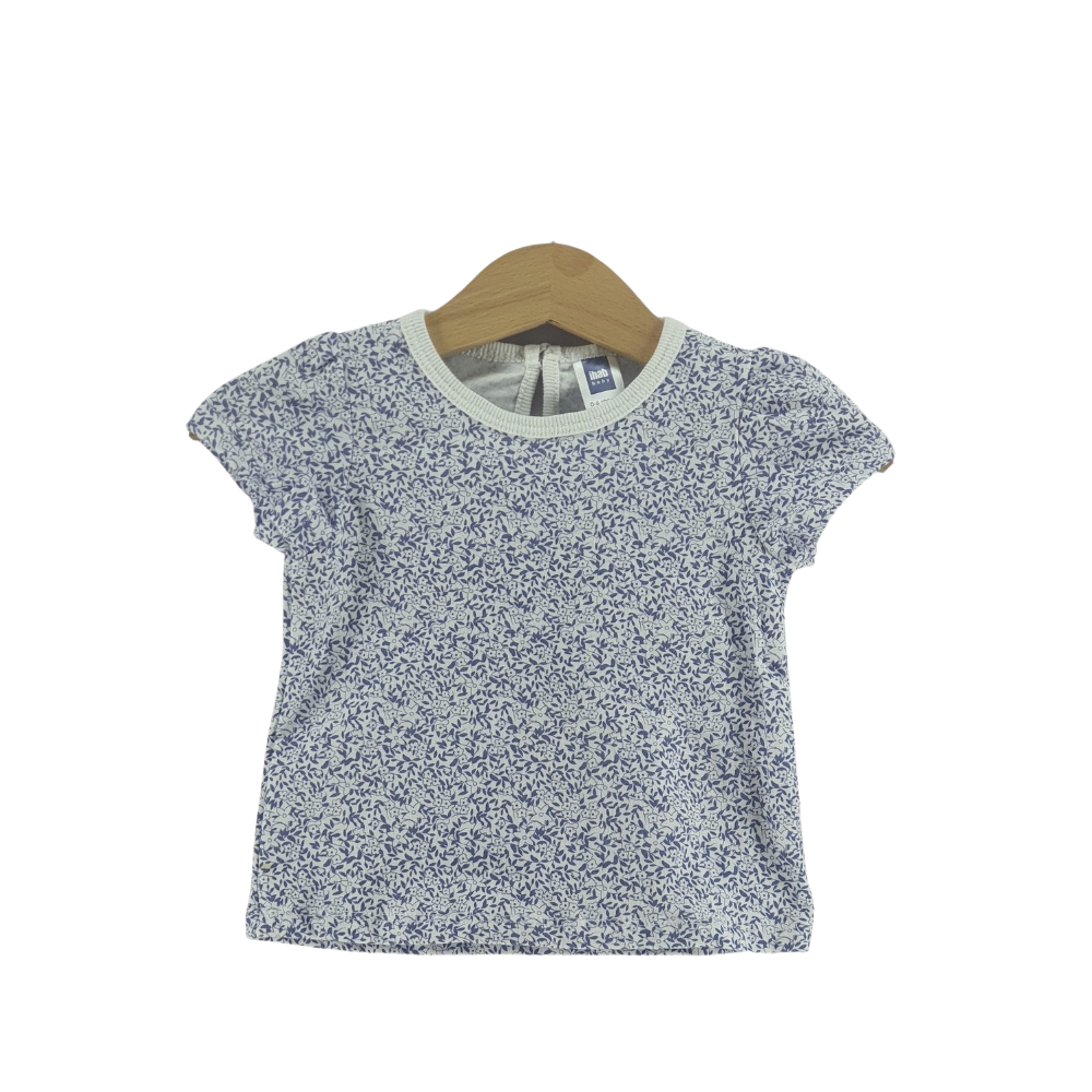 Flower Print Girl Short Sleeve T-Shirt - Image 3