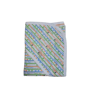 Cotton Muslin Swaddle Blanket 75cm x 75cm - White Bear