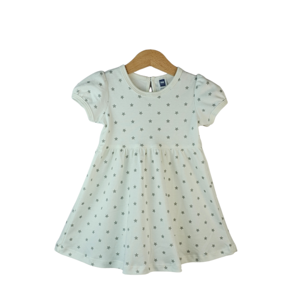 Flower & Polka Dot Dress (0-24 Months) - Image 4