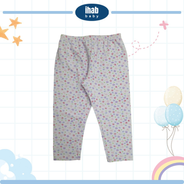 Printed Cotton Spandex Leggings (Baby Girl, 0-3yrs) - Image 4