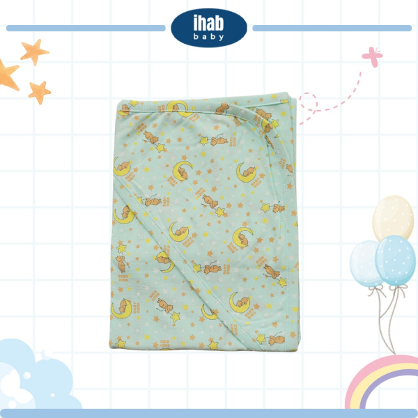 Cotton Muslin Swaddle Blanket (75cm x 75cm) - Image 3