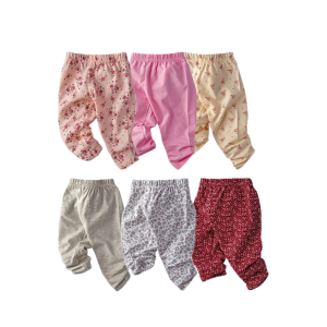Printed Cotton Spandex Leggings (Baby Girl, 0-3yrs)