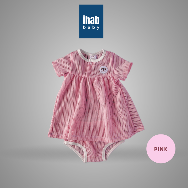 Eyelet Baby Romper with Skirt (0-18 months) - Image 3