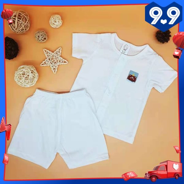 Unisex Cotton Long Sleeve Suit & Pants (3-18 months) - Image 2