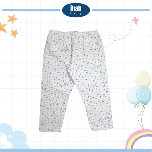 Printed Cotton Spandex Leggings (Baby Girl, 0-3yrs) - Image 6