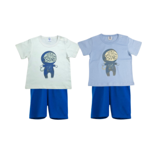 Baby Graphic Short Sleeve T-Shirt & Shorts Set (0-24 months)