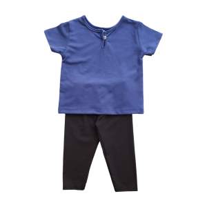 Cotton Kurta Short Sleeve Shirt & Pants Set (Baby Boy) - 0-6 months, Navy