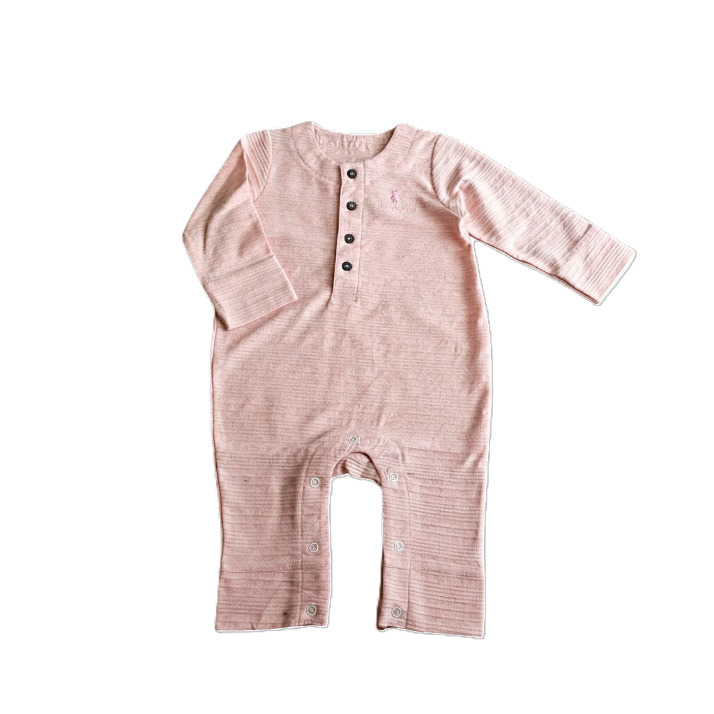 Cotton Long Sleeve Jumpsuit - Image 4