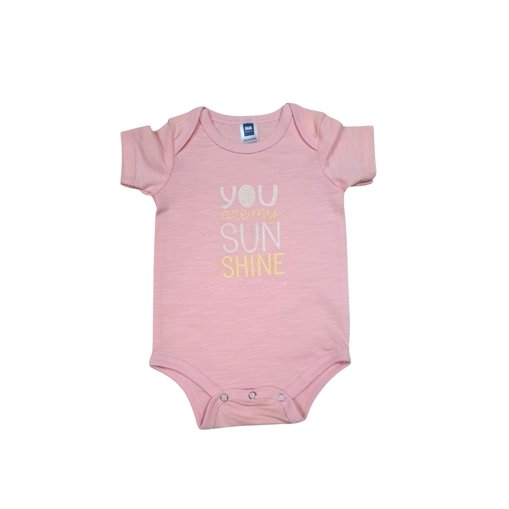 Unisex Short Sleeve Cotton Baby Romper - Image 3